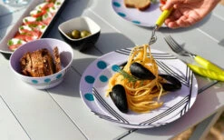 Berger Dots Melamin Geschirr-Set 16-tlg. Rot 14 Berger Dots Melamin Geschirr-Set 16-tlg. Rot -Camping Im Freien 260273 1859640