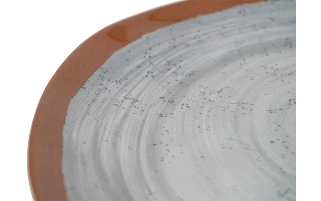 Bo-Camp Melamin Geschirr Set 12-tlg. Braun / Grau 7 Bo-Camp Melamin Geschirr Set 12-tlg. Braun / Grau – Bild 6