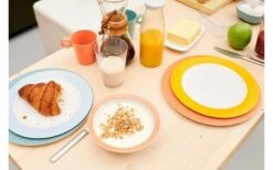 Mepal Wave Frühstücksteller 230 Mm Nordic Green