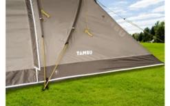 Tambu Agnikunda Komfort Vis à Vis 4 Personen Trekking Tunnelzelt Braun -Camping Im Freien 575999 3935687