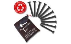 SwissPiranha BF90 Zelthering Schwarz 9,7 Cm Einzeln -Camping Im Freien 594675 4342731