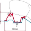 Fiamma Markisenadapter-Kit Mercedes Sprinter/VW Crafter High Roof - RHD -Camping Im Freien 611735 4443079