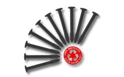 SwissPiranha BF90 Zelthering Schwarz 9,7 Cm Einzeln -Camping Im Freien 636039 4342695