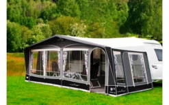 Walker Vorzelt Atrium-300 Anthrazit Glasfiber MAX 825 Umlaufmaß 810-840 Cm -Camping Im Freien 667164 4567521