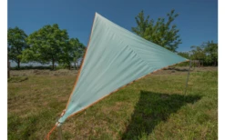 Bent Zip-Canvas Single Verbindbares Sonnensegel 250 X 250 X 250 Cm Limette Gestreift Karibik -Camping Im Freien 692585 5021555