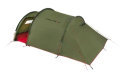 High Peak Falcon 4 LW Lightweight 4 Personen Tunnelzelt Aluminium Gestänge Olive/rot -Camping Im Freien 733373 4904126