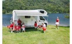 Fiamma F45L 450 Markise Gehäusefarbe Polar White Tuchfarbe Royal Grey 450 Cm -Camping Im Freien 808556 5279069